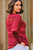 Skyla Jacquard Alpaca Sweater in Cardinal