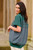 Dasha Relaxed Fit Alpaca Sweater in aqua