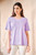 Justina Pima Cotton Classic Fit Top in Lilac