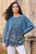 Mantaro Alpaca Crew Neck Sweater in Sky