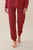 Alpaca Silk Loungewear Leggings in rich ruby