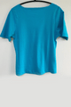 Turquoise V-Neck Pima Cotton Top size (M)