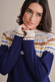 Romano Alpaca Fair Isle Sweater