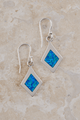 Mexican Silver Opalite Earrings