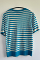 Alpaca stripe Blue & Cream size (M)