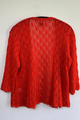 Orange Pima Cotton knitted Cardigan size (S)