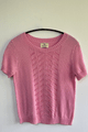 Pima Cotton Knitted Short Sleeve Sweater size (S)