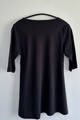 Pima Cotton Top in Black size (S)