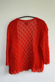 Pima Cotton Cardigan in Red Size (M)