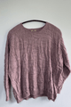 Alpaca Relax Fit Sweater in Dusky Pink size (M)
