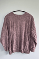 Alpaca Relax Fit Sweater in Dusky Pink size (M)