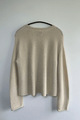 Alpaca Cream Sweater in Cream size (M)