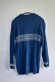 Alpaca Relaxed Fit Sweater in Blue size (L-XL)