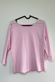Pima Cotton Pyjamas Top in Pink size (S)