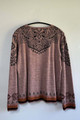 Floral Alpaca Zip Cardigan Size (S)