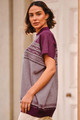 Dasha Relaxed Fit Alpaca Sweater in Plum