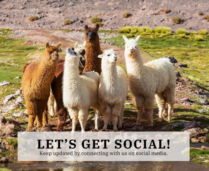 Stay in the loop with Spirit of the Andes  by connecting with us on social media! 