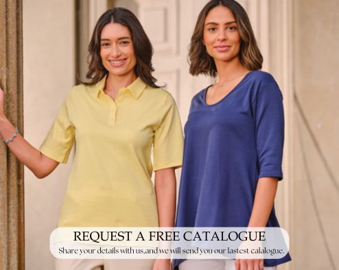 Request a Free Catalogue With our latest collections of Alpaca Knitwear and Pima Cotton Clothing.