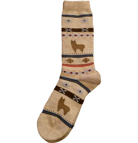 Alpaca Watching Sock Alpaca Watching Sock