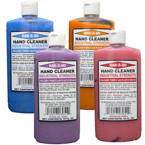 DAB-A-DO INDUSTRIAL STRENGTH HAND CLEANER - 16 OZ BOTTLE
