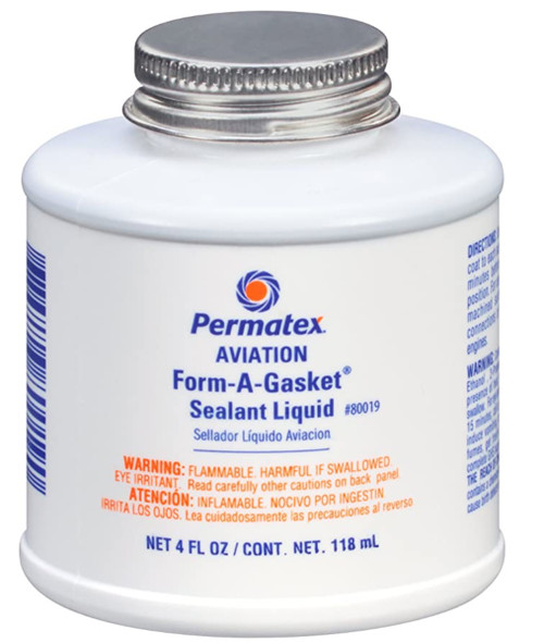 PERMATEX AVIATION - FORM-A-GASKET SEALANT LIQUID - 4 OZ. 80019