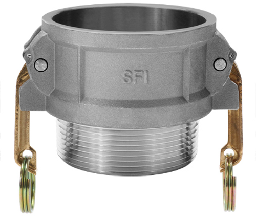 CAMLOCK ALUMINUM - Type B - Female Coupler X Male NPT Cam and Groove Coupling