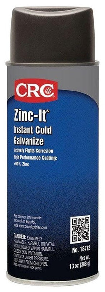 CRC ZINC-IT COLD GALVANIZE - 13 OZ. SPRAY CAN - 18412