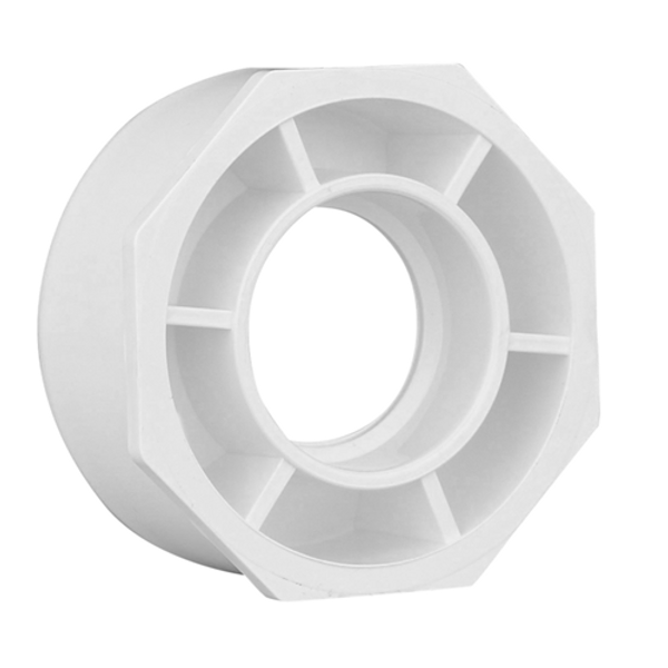 Charlotte 107 Sch. 40 PVC Flush Bushing 4" Spigot x 2" Hub - 11942 03266