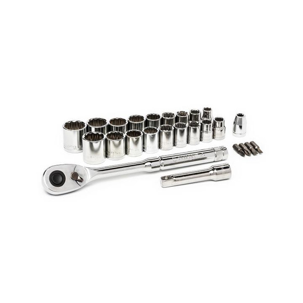CRESCENT SOCKET WRENCH SET - 25-PC - CSWS7C