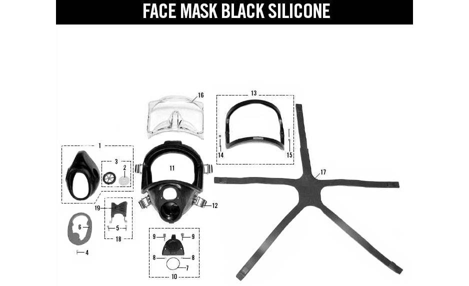 Download Aga Full Face Mask PSD Mockup Templates