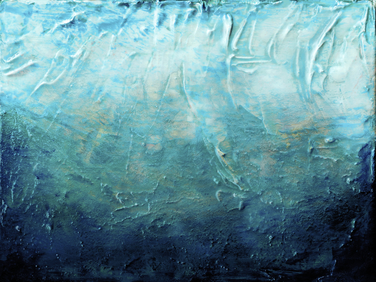 abstract underwater painting