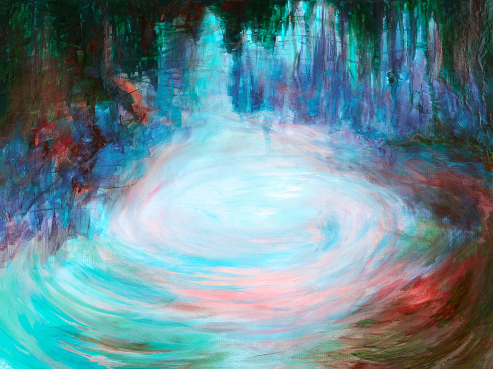 Water Ripples Painting