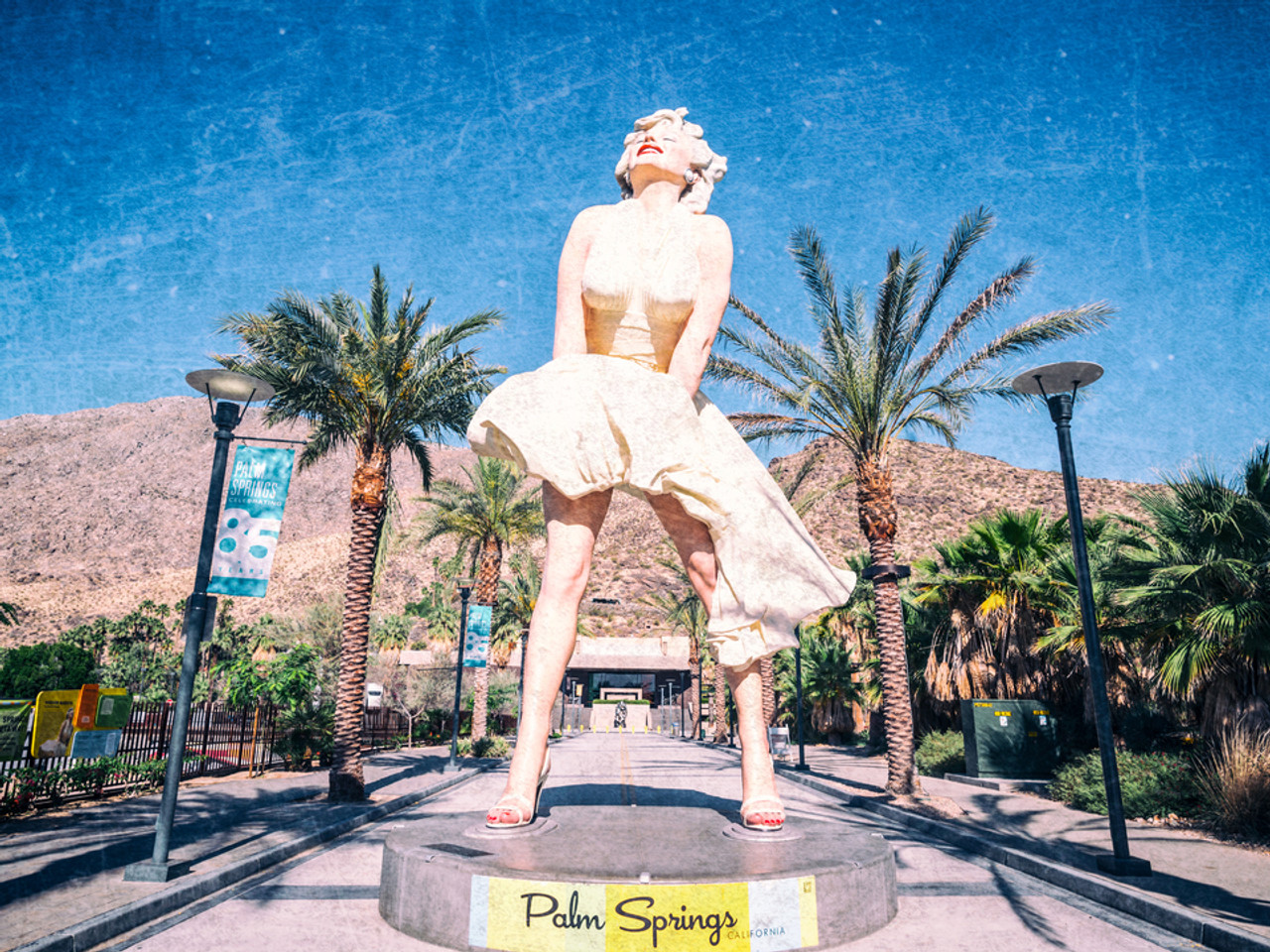 Marilyn Monroe Palm Springs Palm Springs Color Retro 