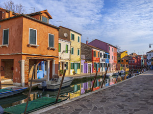 Burano Island In Venice Lagoon
