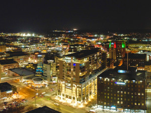 Downtown Kalamazoo-Night time Panorama
