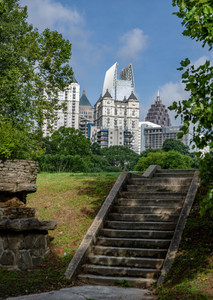 a walk in Piedmont Park Atlanta