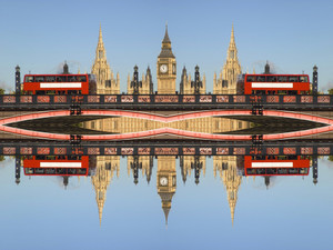 Big Ben and London Bus