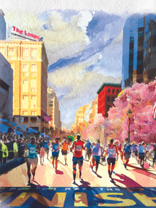 Victory at the Finish Line, Boston in Bloom