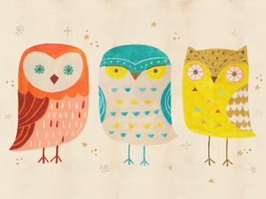 Three Wise Owls