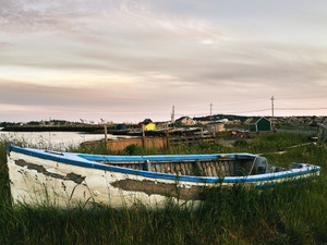 Abandoned Skiff on the shores of Cape Forchu