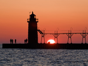 Evening Glow 2, Lake Michigan