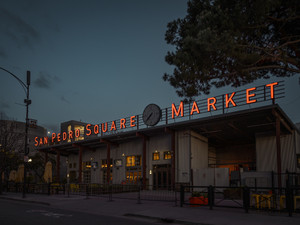 San Pedro Market at Dusk