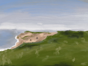 Cliff in Martha's Vineyard