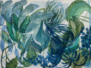 No. 1054 Blaue Pflanzen