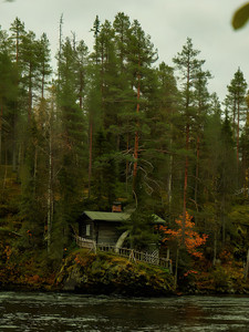 Finnish Riverside Cabin