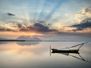 Boat at Sunset​​