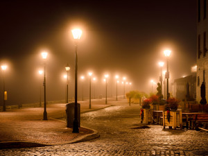 A Foggy Morning on Fells Point