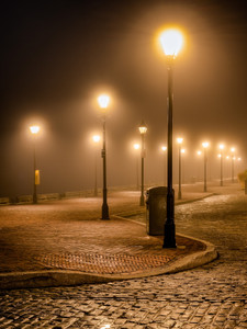 A Foggy Morning on Fells Point​