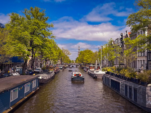 Houseboats in Amsterdam II