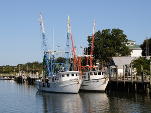 Fishing Trawlers At Shem Creek